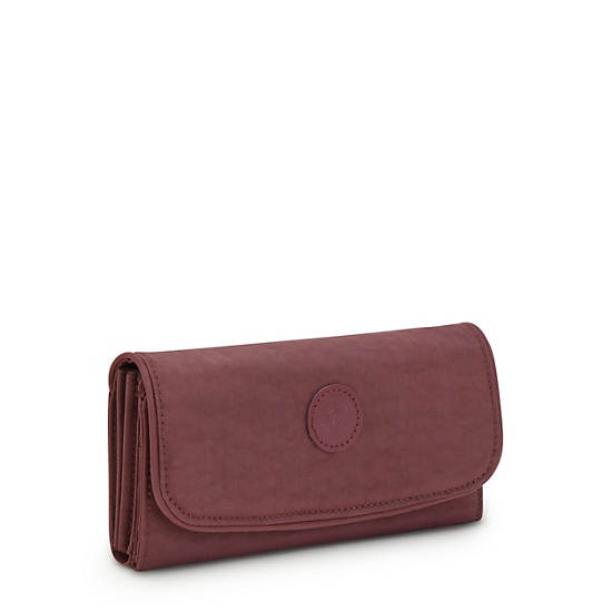 Kipling Money Land Snap Wallet Pénztárca Bordó | HU 2188ZU